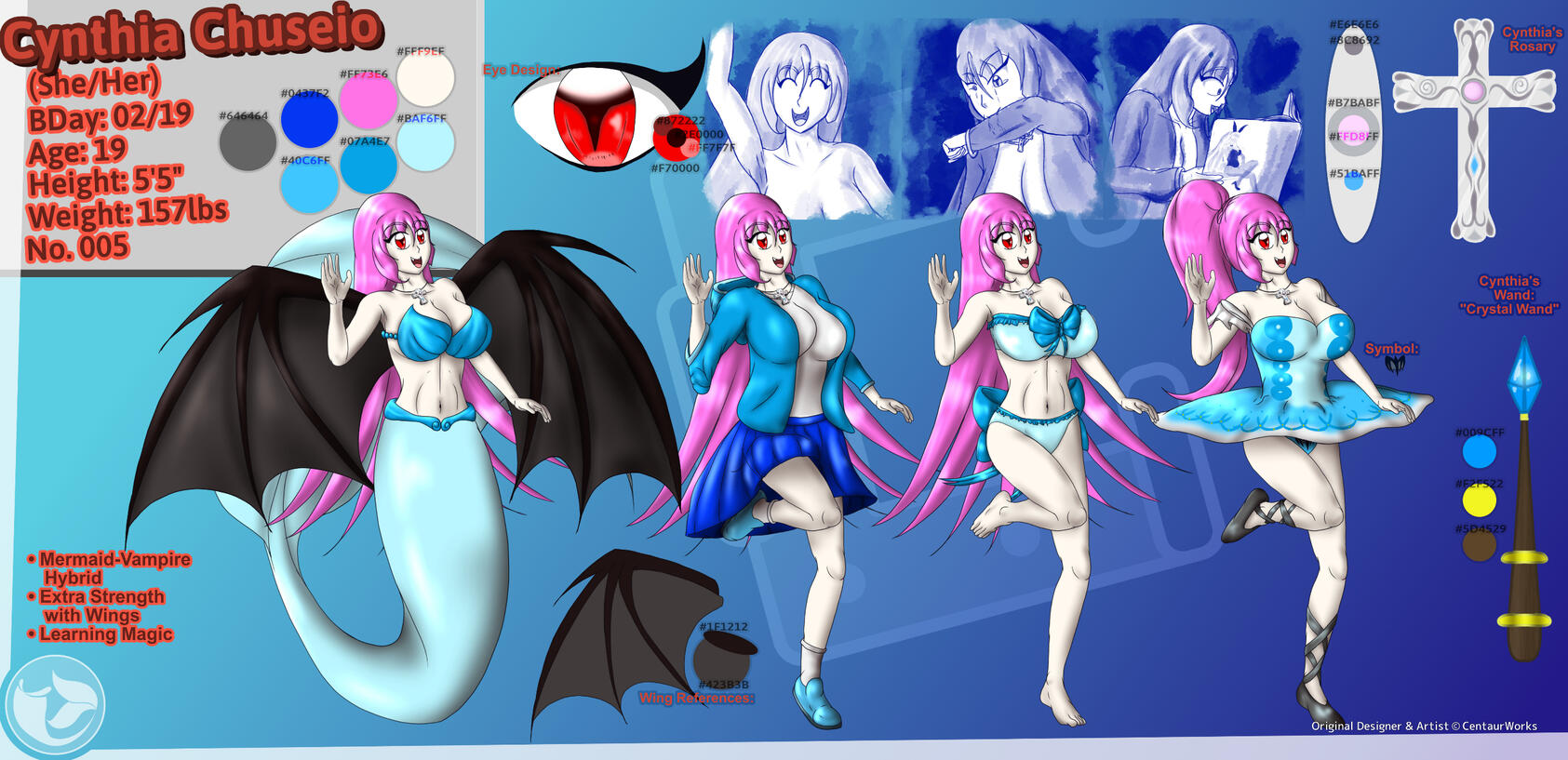 Simple Design: 4 Fullbodies, 3 Sketches, 2 Items